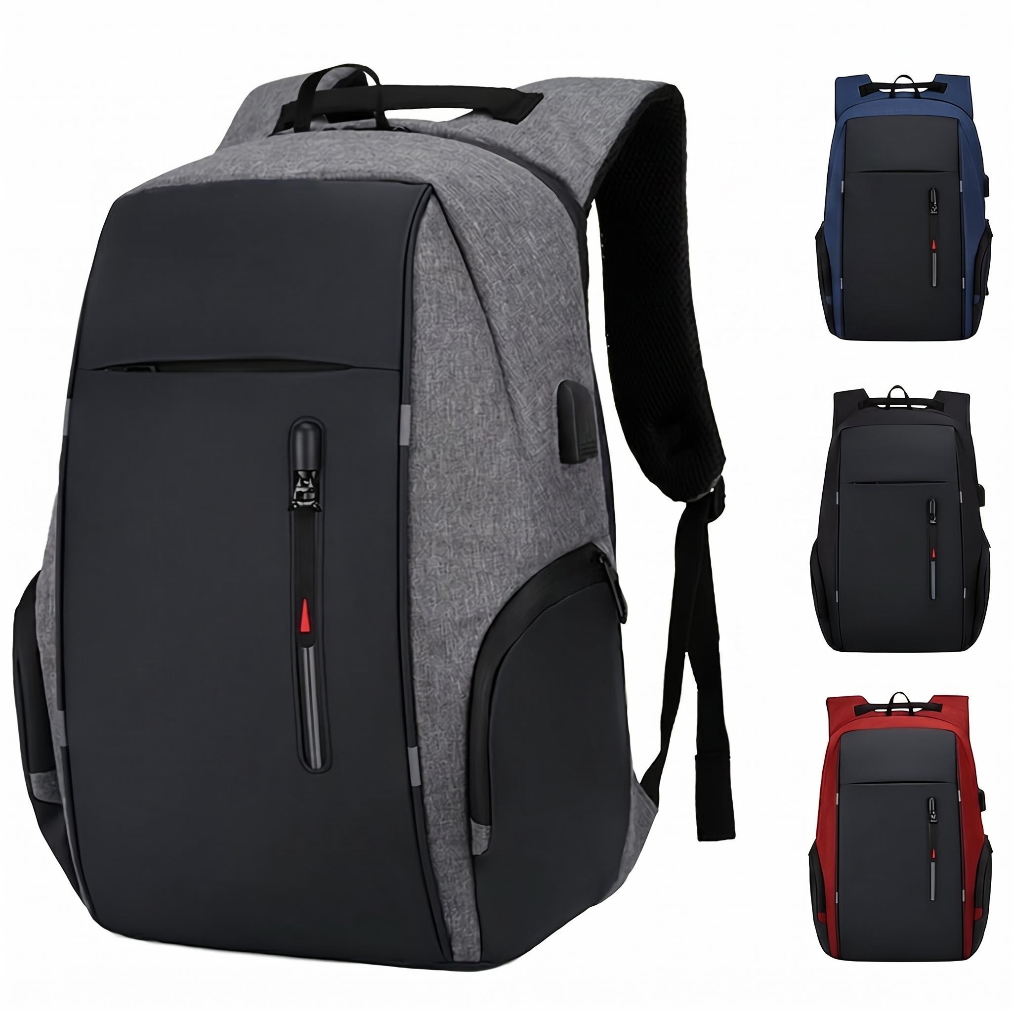 Laptop Backpack Anti Theft - กระเป๋าเป้สะพายหลังแล็ปท็อปธุรกิจสำหรับผู้ชาย ป้องกันการโจรกรรม ขนาด 15.6 นิ้ว กันน้ำ