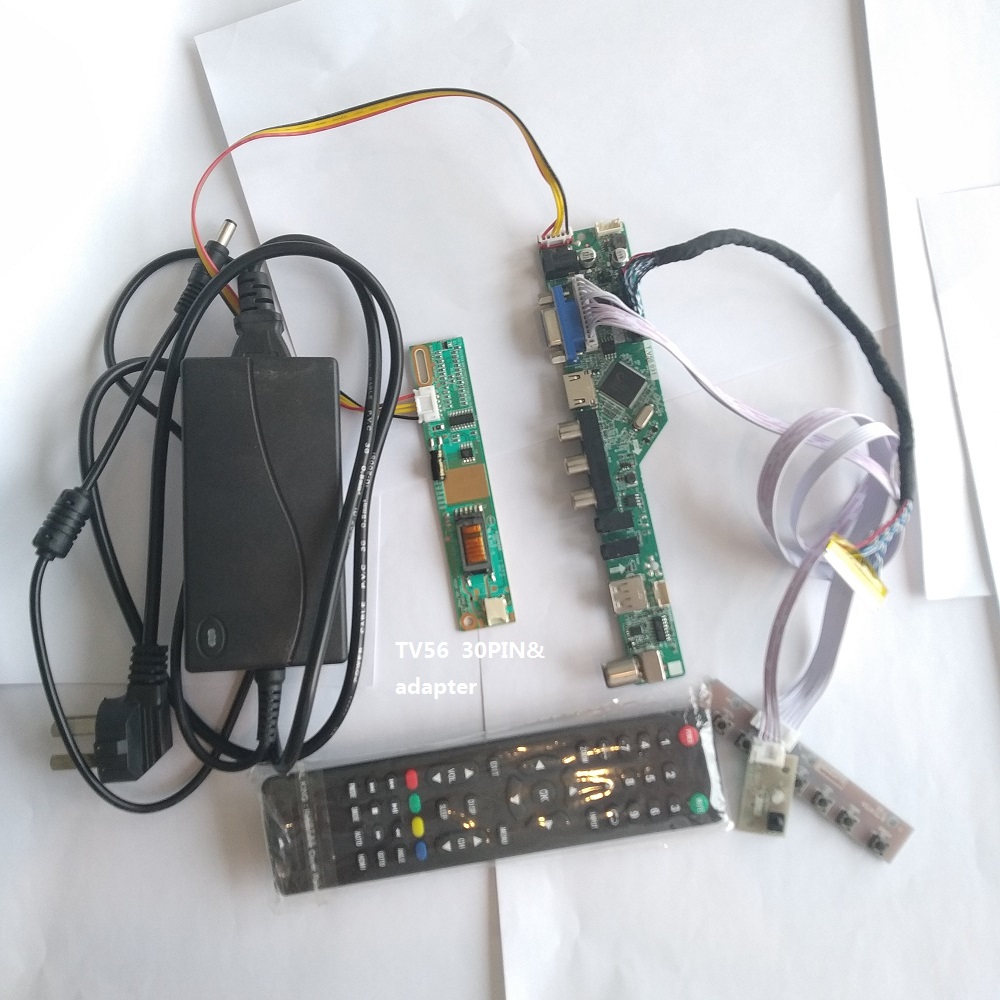 Hdmi Vga Adapter - TV56 คอนโทรลเลอร์ชุดอะแดปเตอร์สําหรับ LP141WX3-TLN1 1280X800 14.1 