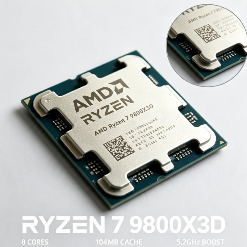 Amd Cpu Ryzen 7 - เกมออนไลน์ ซีพียูแบบมัลติเธรด AMD Ryzen 7 9800X3D