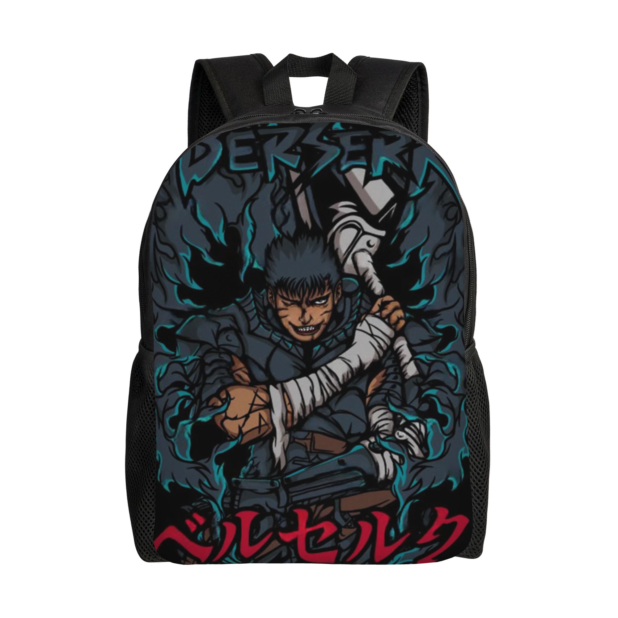 Laptop Accessories For College - B-Berserks กระเป๋าเป้สะพายหลังสำหรับเดินทางผู้หญิงผู้ชายกระเป๋าใส่แล็ปท็อปสำหรับโรงเรียนมังงะดาร์กแฟนตาซี แบล็ค ซอร์ดสแมนสไตล์กระเป๋าเป้สะพายหลังสำหรับนักศึกษาวิทยาลัย
