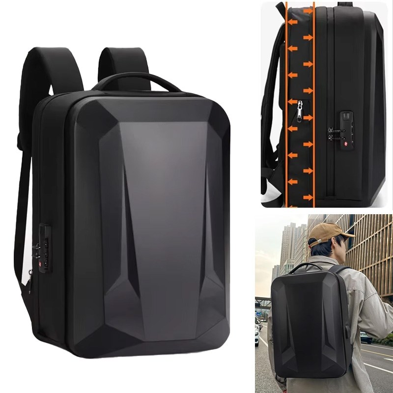 Laptop Backpack Anti Theft - กระเป๋าเป้สะพายหลังแบบขยายได้ขนาด 15.6-16 นิ้ว พร้อมพอร์ต USB สำหรับผู้หญิงผู้ชาย