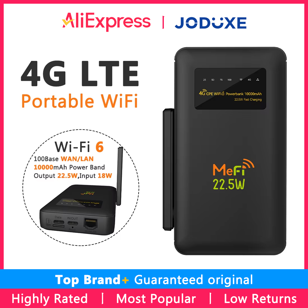 Laptop Accessories Distributor - เราเตอร์มือถือ JODUXE-Link 4G LTE แบบพกพา Wifi6