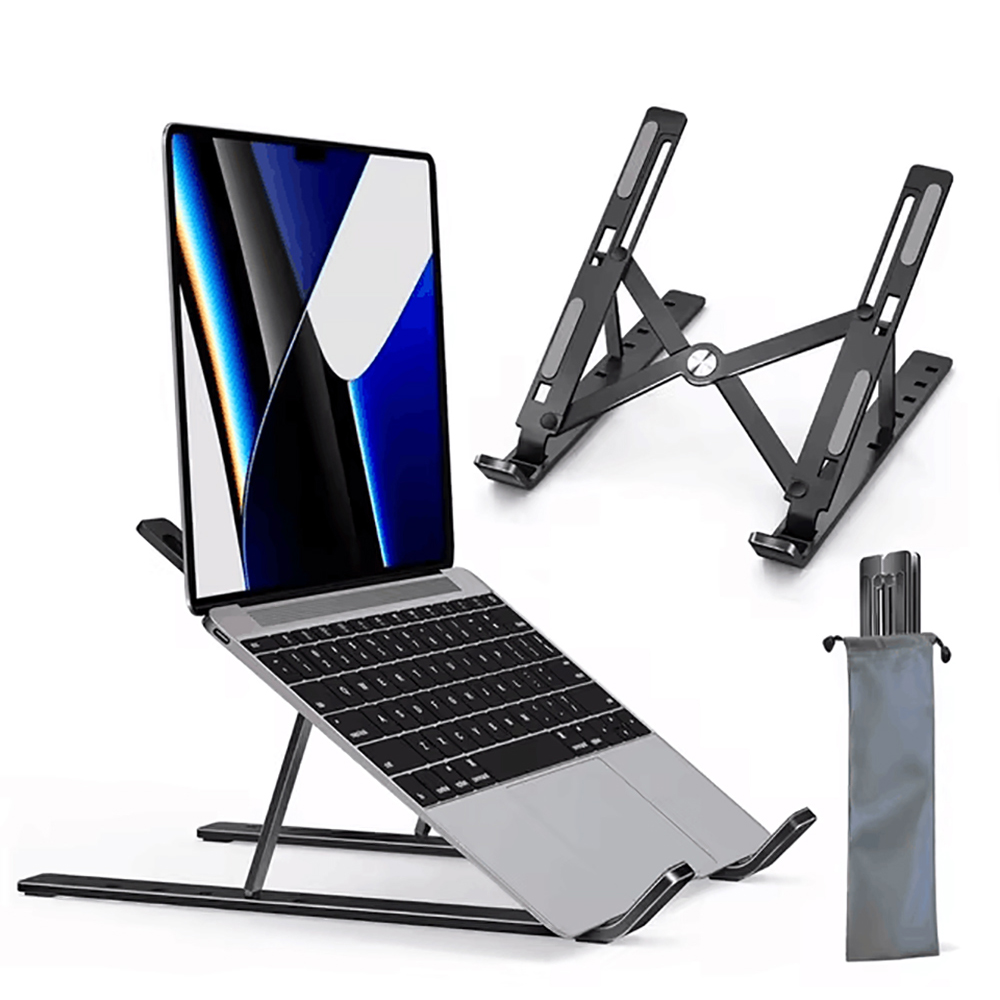 Laptop Accessories Distributor - ที่วางแล็ปท็อปแบบปรับได้ ที่วางจอคอมพิวเตอร์ แบบพกพา พับได้ สำหรับ Macbook