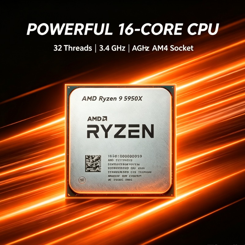 Amd Cpu Ryzen 9 - Ryzen 9 5950X ซีพียูเดสก์ท็อปประสิทธิภาพสูง 16 คอร์