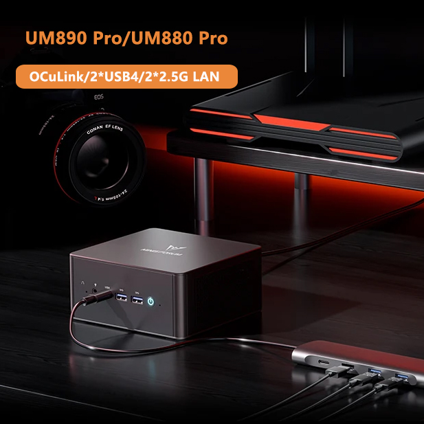Amd Cpu Ryzen 9 - มินิพีซีสำหรับเล่นเกม MINISFORUM OCuLink รุ่น UM890 UM880