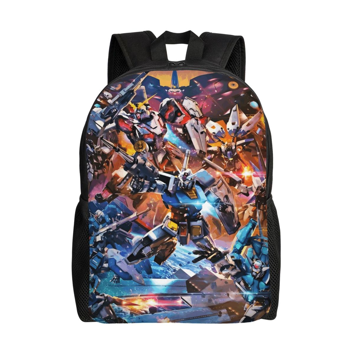 Laptop Accessories For College - กระเป๋าเป้สะพายหลังลาย G-Gundams แบบกำหนดเองสำหรับผู้ชายและผู้หญิง แฟชั่นกระเป๋าใส่หนังสือสำหรับนักเรียน นักศึกษา กระเป๋ามังงะ