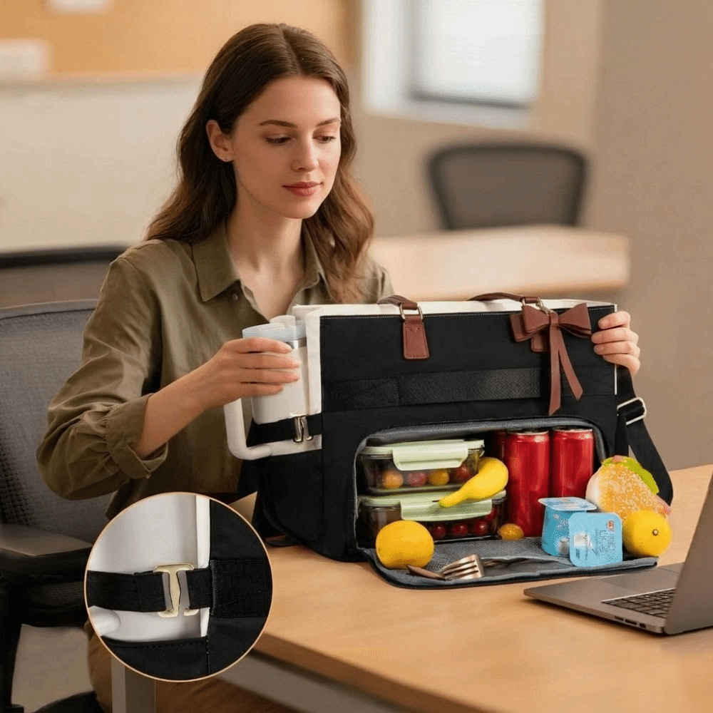 กระเป๋าใส่อาหารกลางวันแบบมีฉนว - Laptop Accessories Organizer Bag บทวิจารณ์และราคา