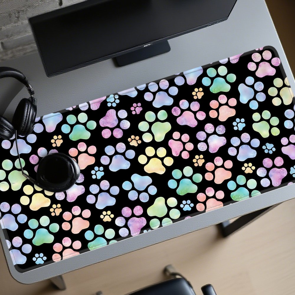 แผ่นรองเมาส์ลายหิมะ แผ่นรองโต๊ - Laptop Accessories Gifts For Men บทวิจารณ์และราคา