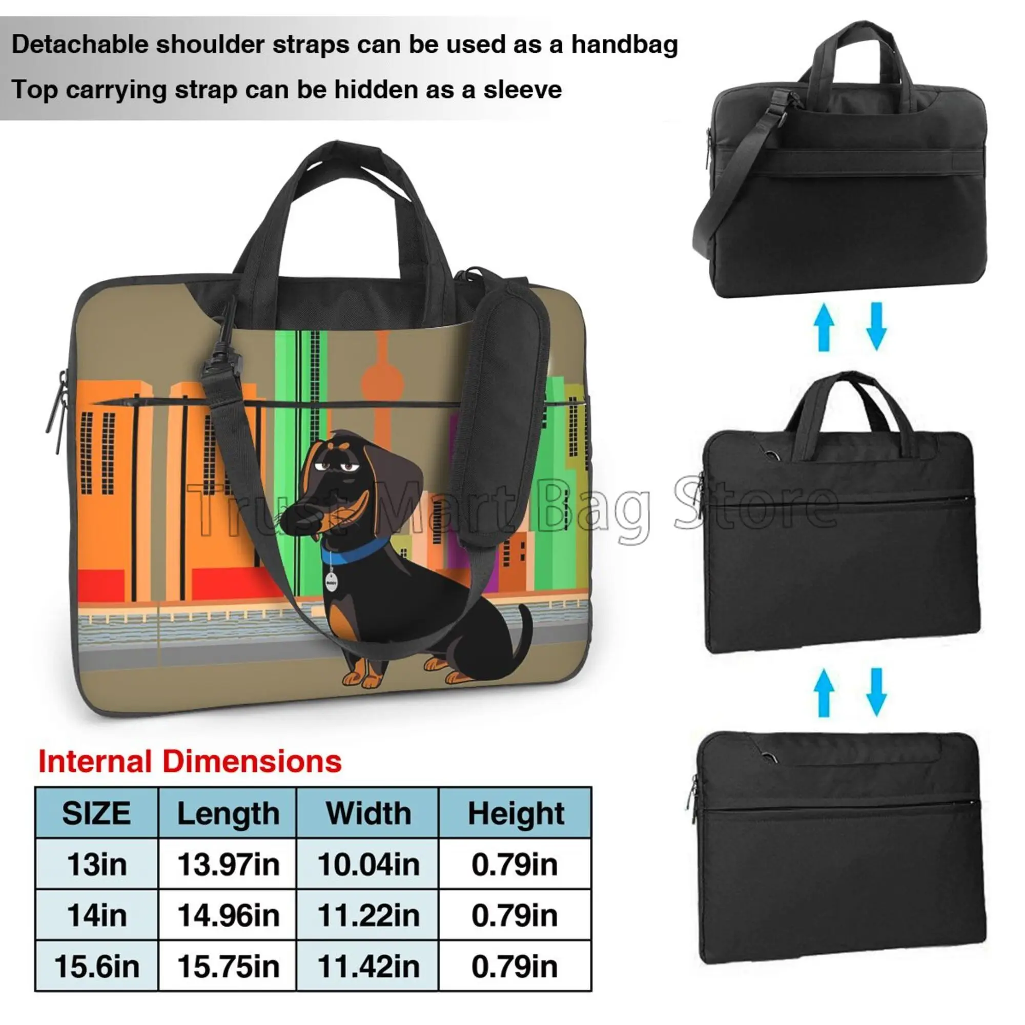 กระเป๋ากระเป๋าหิ้วใส่แล็ปท็อปล - Laptop Accessories Organizer Bag บทวิจารณ์และราคา