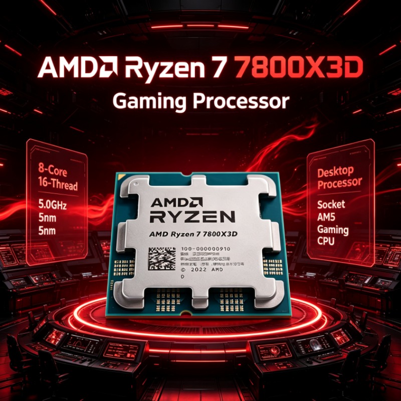 AMD R7 7800X3D Ryzen 7 AM5 CPU - Amd Cpu Ryzen 7 บทวิจารณ์และราคา