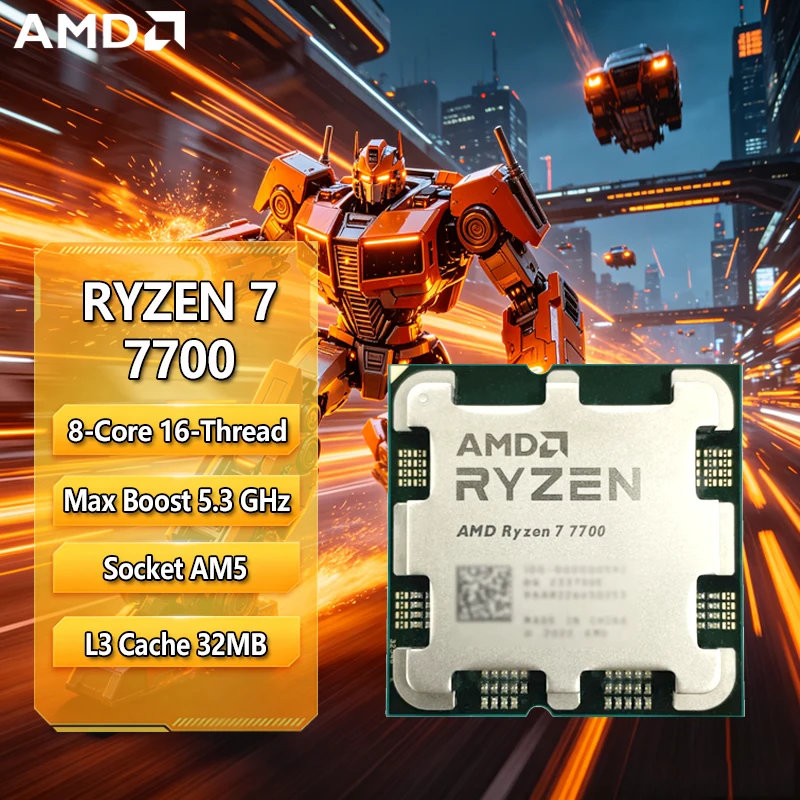 AMD Ryzen 7 7700 R7 7700 CPU 8 - Amd Cpu Ryzen 7 บทวิจารณ์และราคา