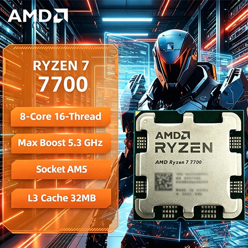 AMD Ryzen 7 7700 R7 7700 CPU 8 - Amd Cpu Ryzen 7 บทวิจารณ์และราคา