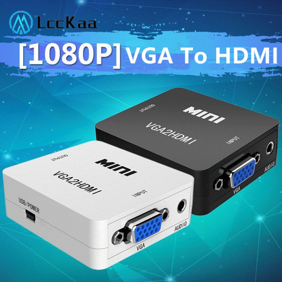 อะแดปเตอร์แปลง VGA เป็น HDMI ต - Hdmi Vga Adapter บทวิจารณ์และราคา