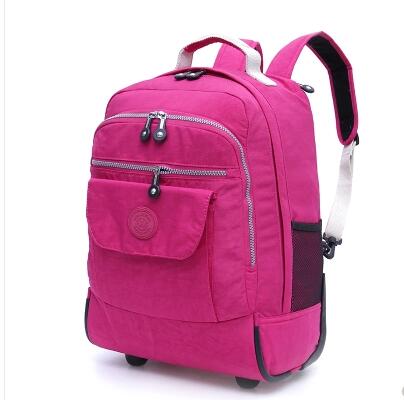 18 นิ้วล้อกระเป๋าเป้สะพายหลังส - Laptop Accessories Organizer Bag บทวิจารณ์และราคา