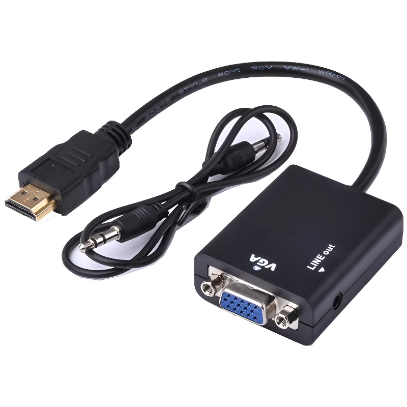 อะแดปเตอร์แปลง HDMI เป็น VGA พ - Hdmi Vga Adapter บทวิจารณ์และราคา