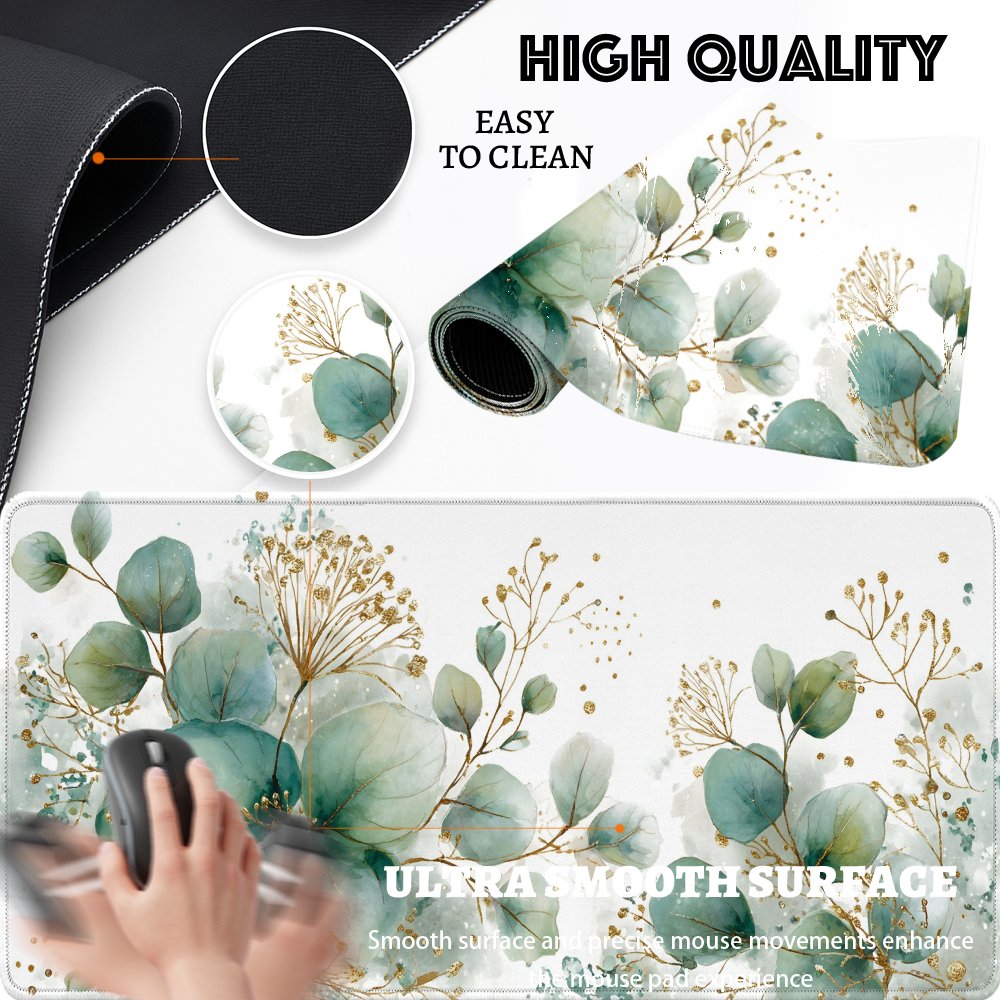 แผ่นรองเมาส์ลายหิมะ แผ่นรองโต๊ - Laptop Accessories Gifts For Men บทวิจารณ์และราคา
