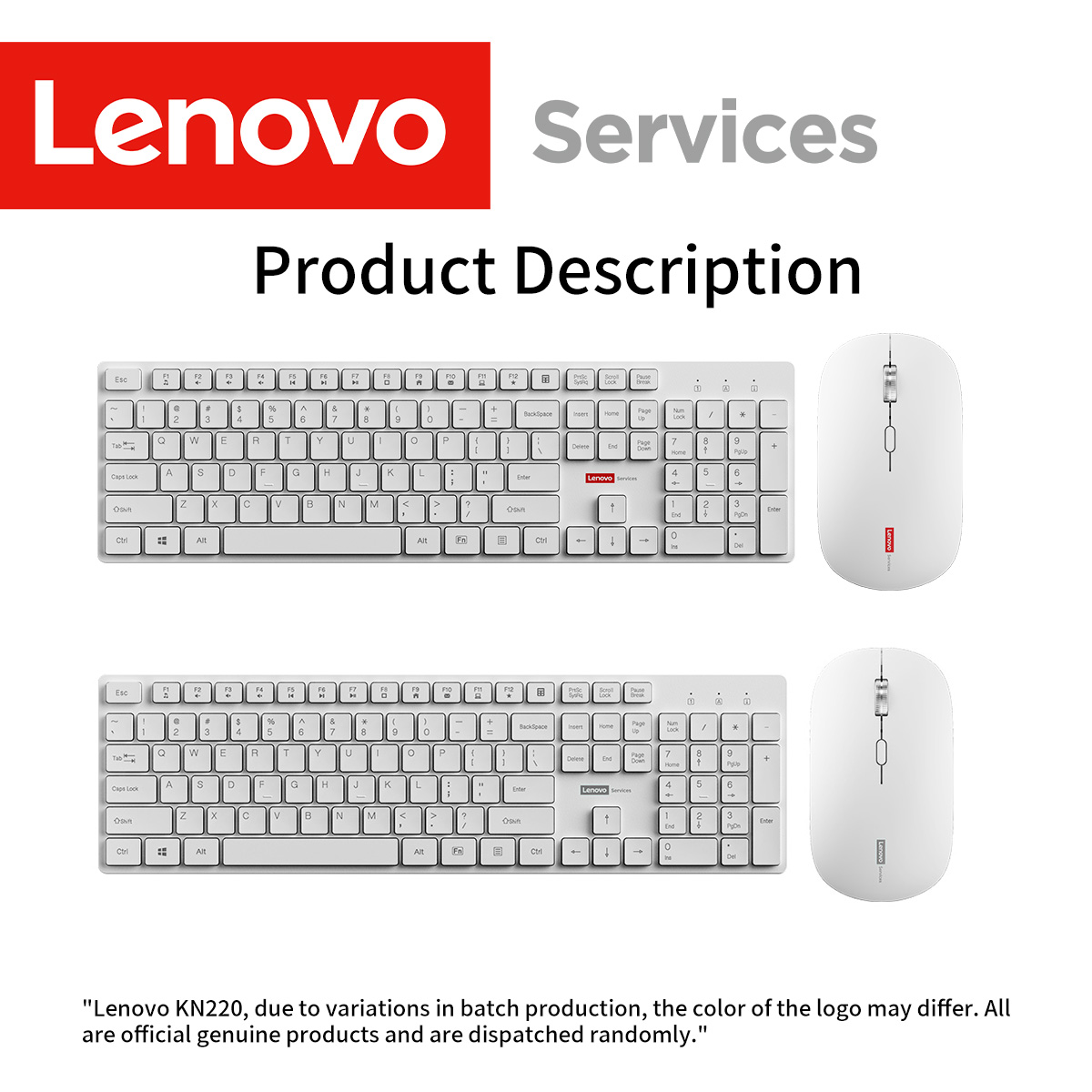 เลอโนโว KN220 คอมโบคีย์บอร์ดไร - Mini Wireless Mouse บทวิจารณ์และราคา