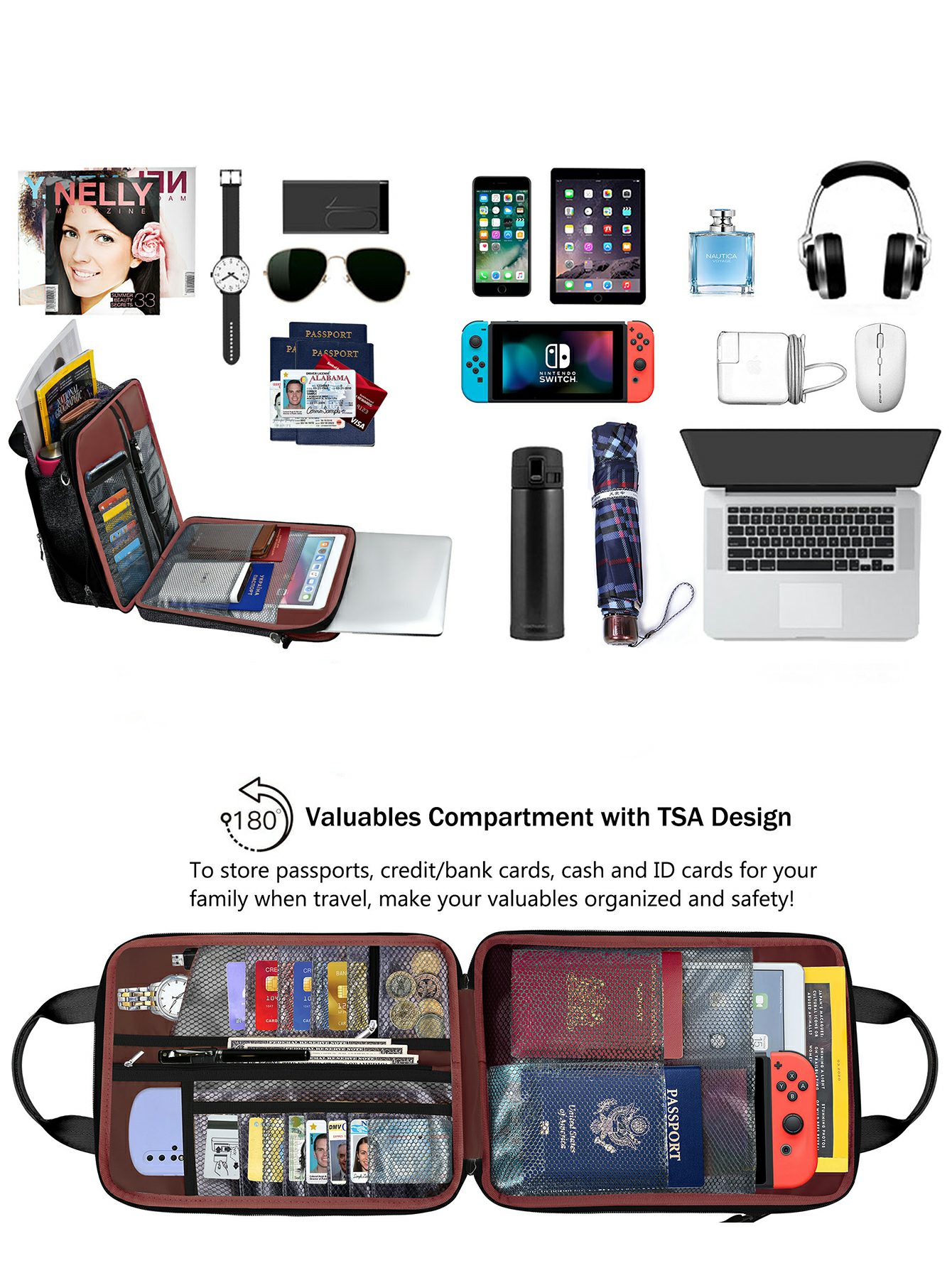 กระเป๋าสะพายไหล่แล็ปท็อปขนาด12 - Laptop Accessories Organizer Bag บทวิจารณ์และราคา