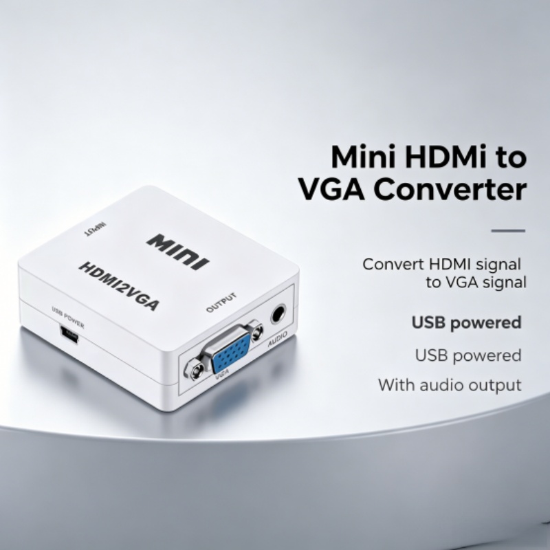 ตัวแปลง HDMI เป็น VGA พร้อมเสี - Hdmi Vga Adapter บทวิจารณ์และราคา