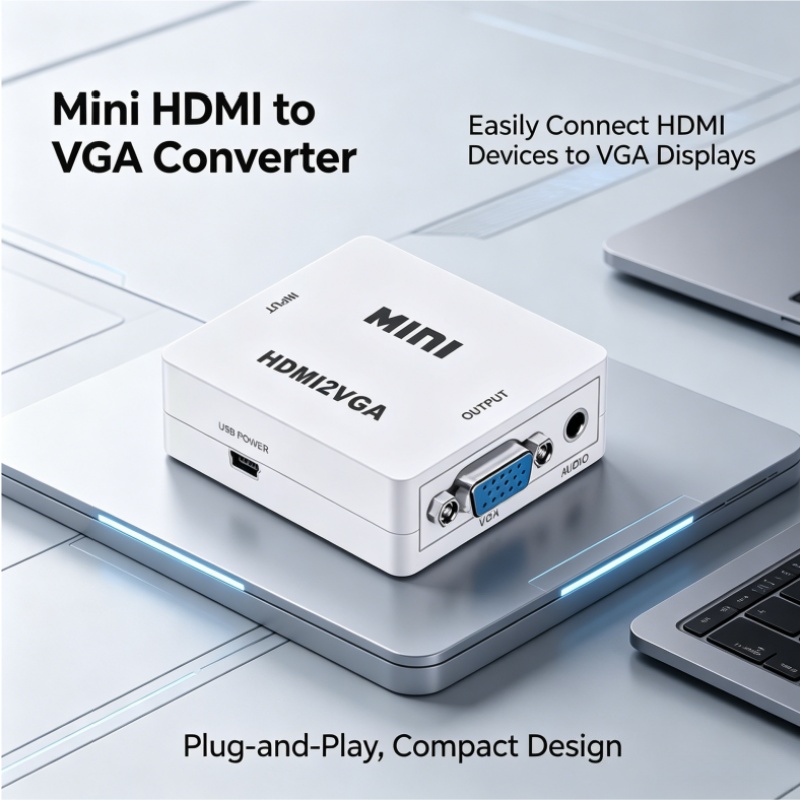 ตัวแปลง HDMI เป็น VGA พร้อมเสี - Hdmi Vga Adapter บทวิจารณ์และราคา