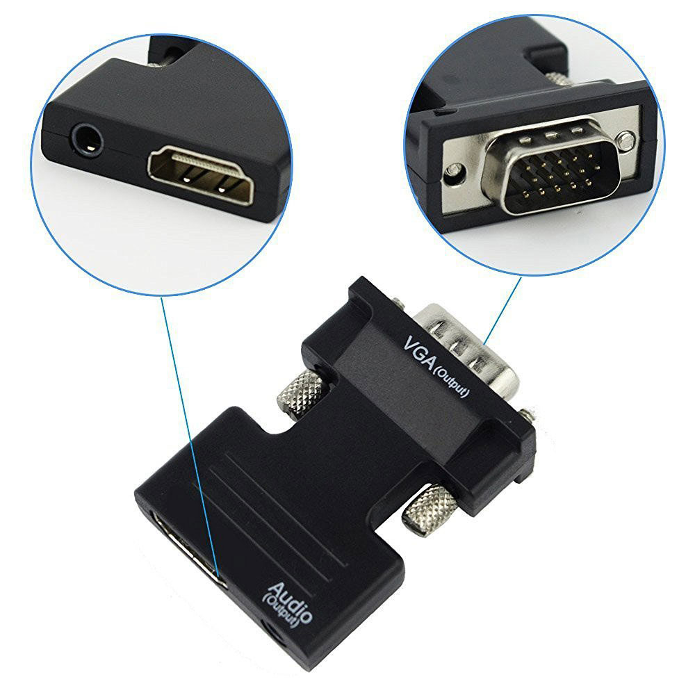 HDMI-เข้ากันได้กับอะแดปเตอร์แป - Hdmi Vga Adapter บทวิจารณ์และราคา