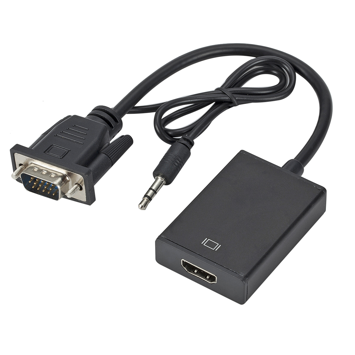 1080P HD VGA TO HD พร้อมสายสัญ - Hdmi Vga Adapter บทวิจารณ์และราคา