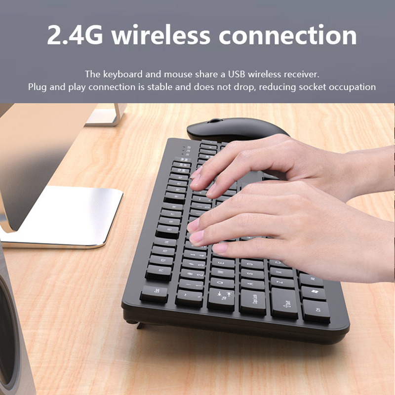 ชุดคีย์บอร์ดไร้สาย 2.4G เมาส์  - Laptop Accessories Bundle บทวิจารณ์และราคา
