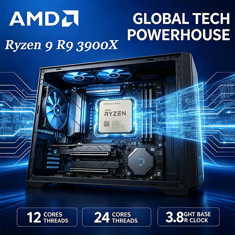 ซีพียู AMD Ryzen 9 R9 3900X 12 - Amd Cpu Ryzen 9 บทวิจารณ์และราคา