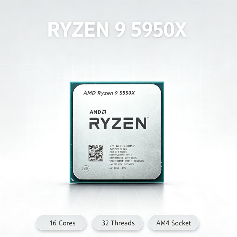 Ryzen 9 5950X ซีพียูเดสก์ท็อปป - Amd Cpu Ryzen 9 บทวิจารณ์และราคา