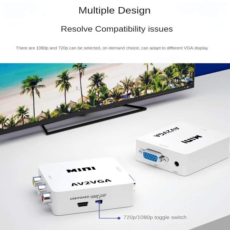 ตัวแปลงสัญญาณ RAMMIND AV เป็น  - Hdmi Vga Adapter บทวิจารณ์และราคา