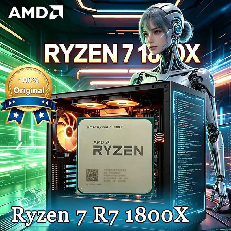 ซีพียู AMD Ryzen 7 1800X R7 18 - Amd Cpu Ryzen 7 บทวิจารณ์และราคา