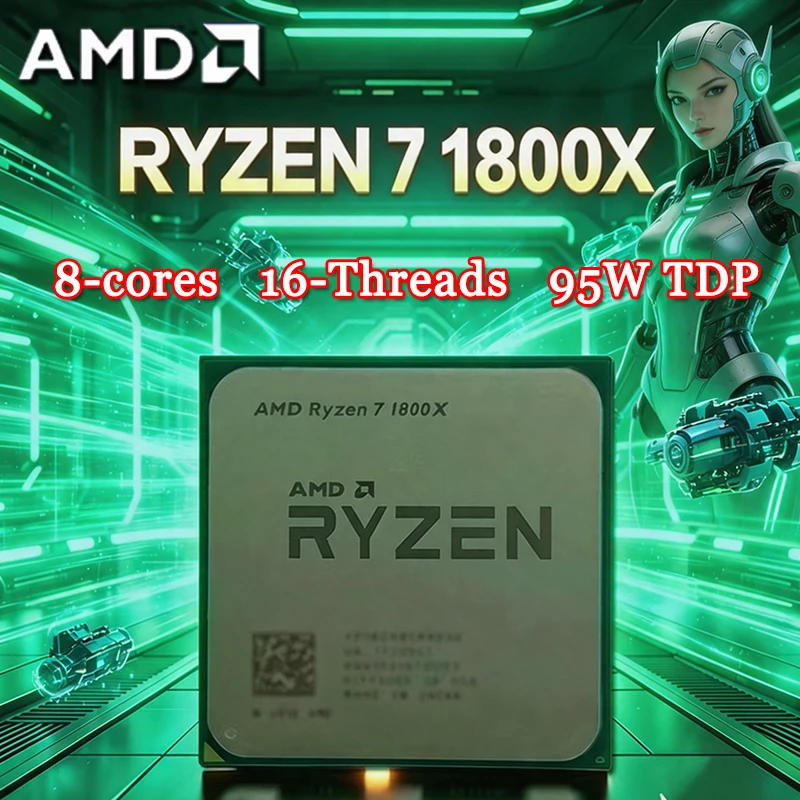 ซีพียู AMD Ryzen 7 1800X R7 18 - Amd Cpu Ryzen 7 บทวิจารณ์และราคา