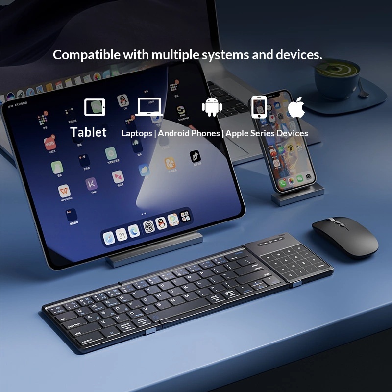 เม็งซู่ ไตร โฟลด์คีย์บอร์ดไร้ส - Mini Wireless Mouse บทวิจารณ์และราคา