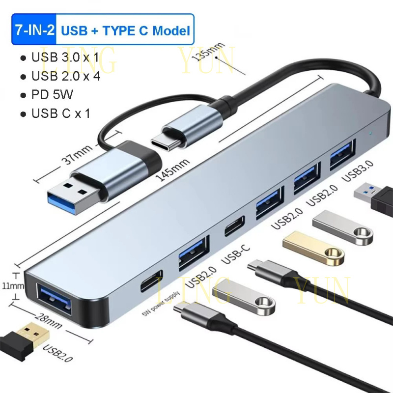 Z 11 พอร์ต USB C HUB แท่นเชื่อ - Hdmi Vga Adapter บทวิจารณ์และราคา