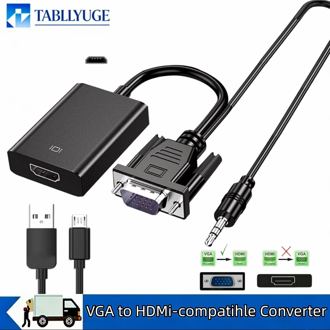อะแดปเตอร์ VGA เป็น HDMI รองรั - Hdmi Vga Adapter บทวิจารณ์และราคา